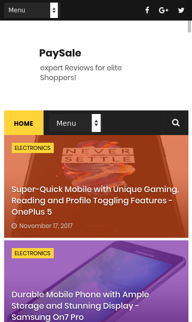 Mobile view