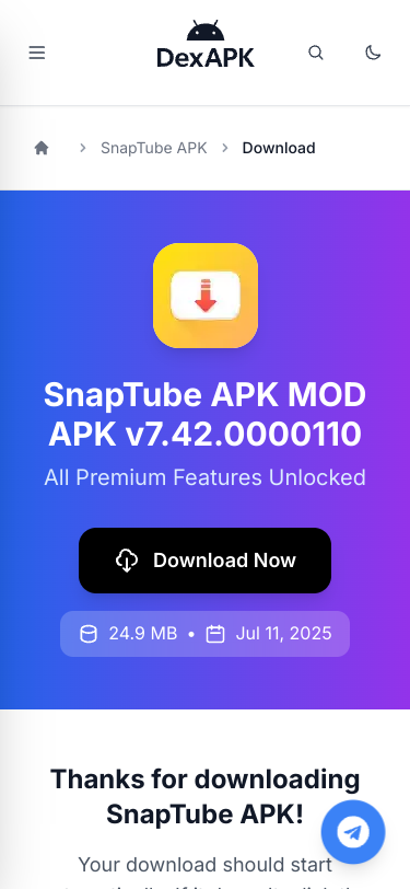 Mobile view