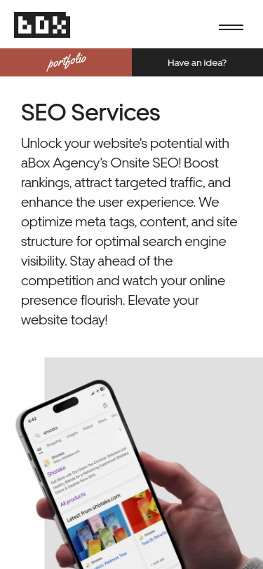 Mobile view