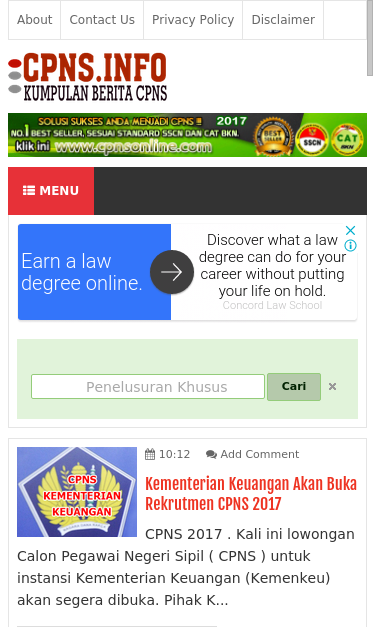 Mobile view