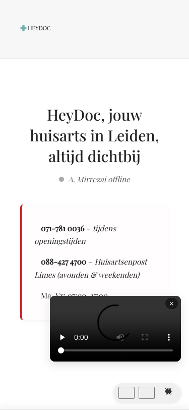 Mobile view