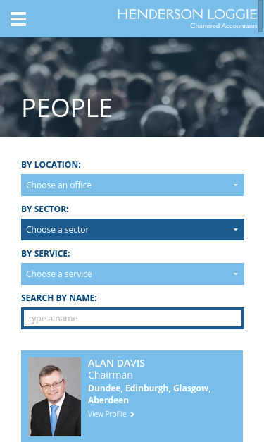 Mobile view