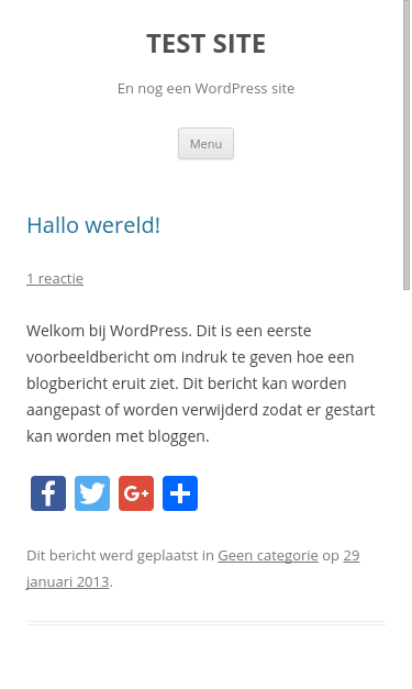 Mobile view