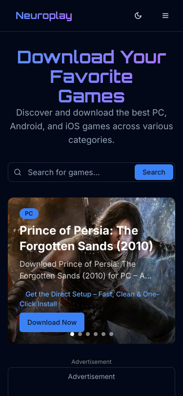 Mobile view