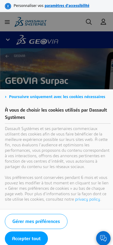Mobile view
