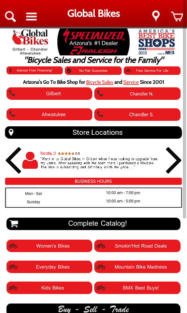 Mobile view