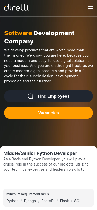 Mobile view