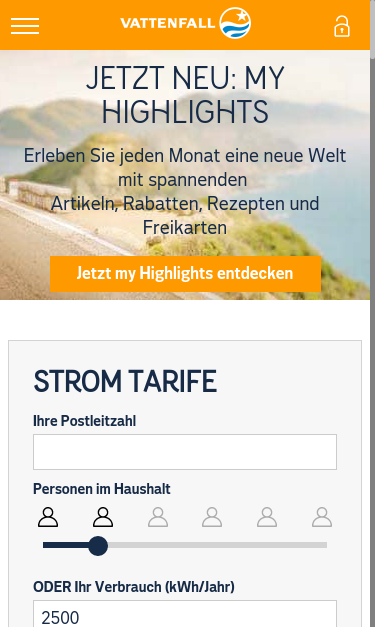 Mobile view