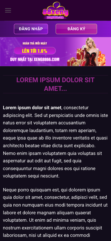 Mobile view