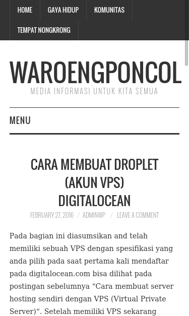 Mobile view