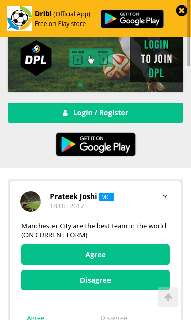 Mobile view