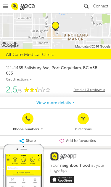 Mobile view
