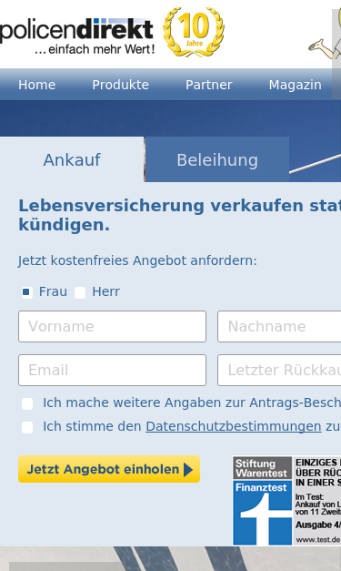 Mobile view