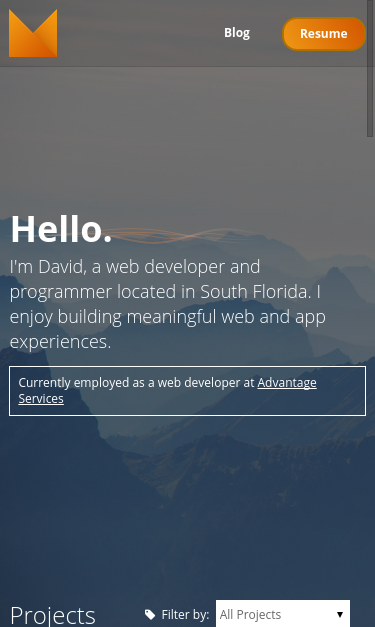 Mobile view