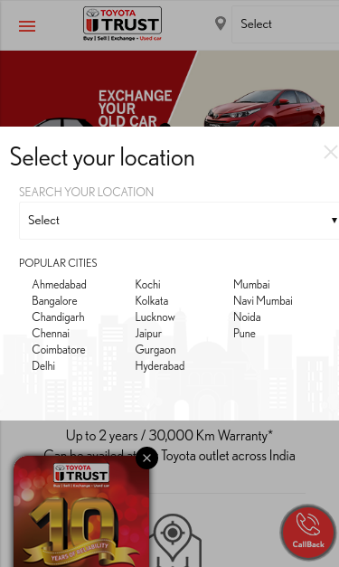 Mobile view
