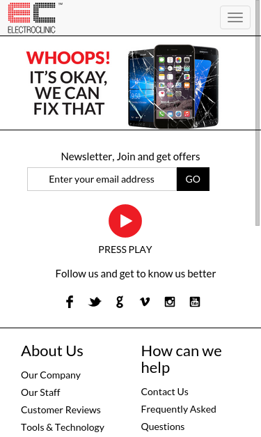 Mobile view