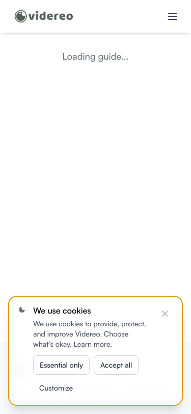 Mobile view