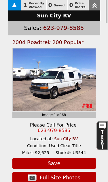 Mobile view
