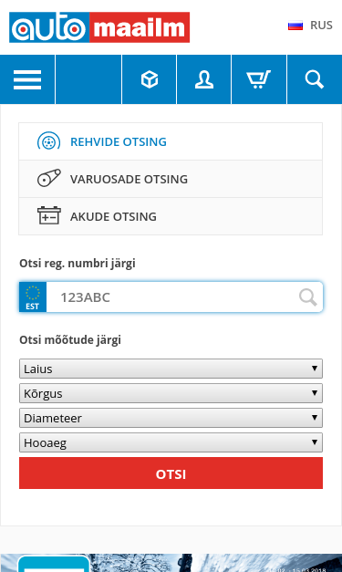Mobile view