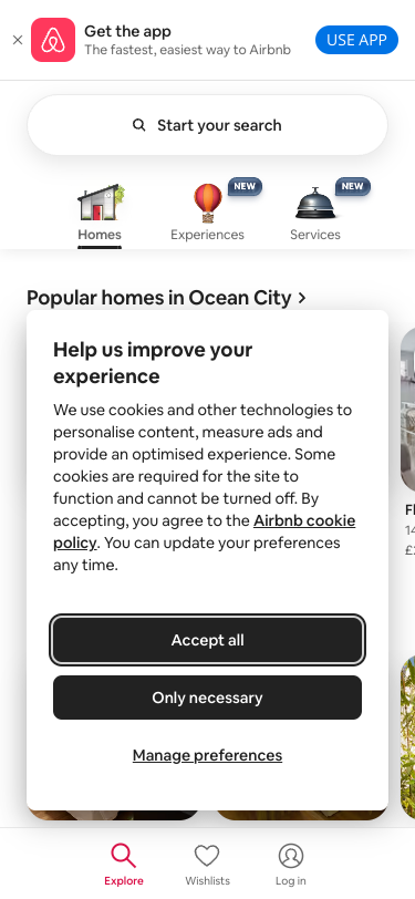Mobile view