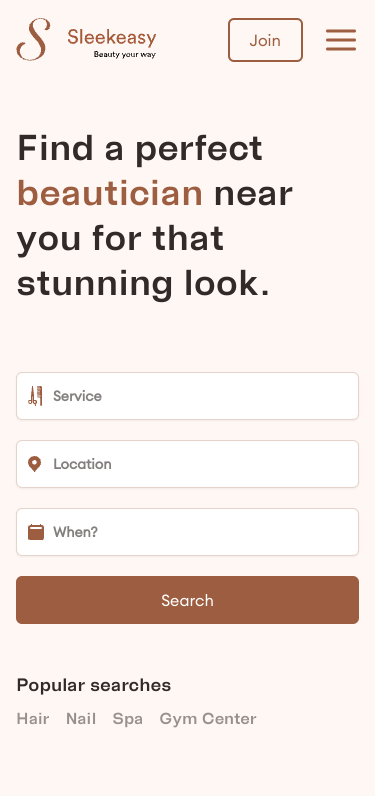 Mobile view