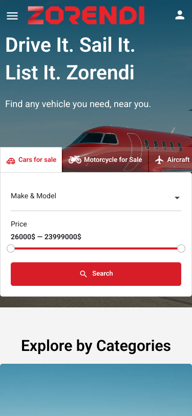 Mobile view