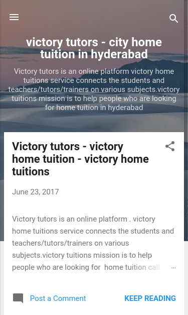 Mobile view