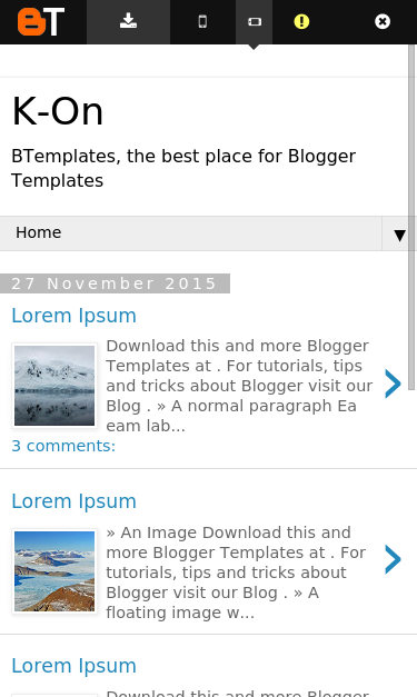 Mobile view