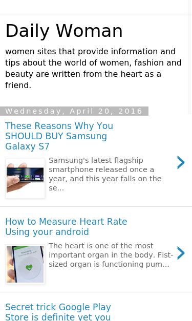 Mobile view