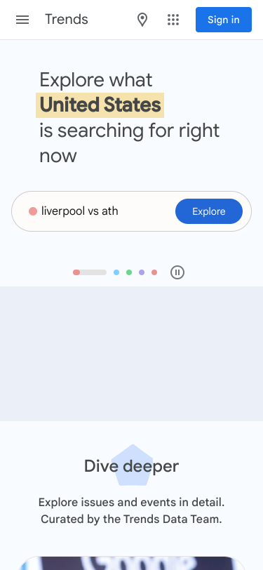 Mobile view