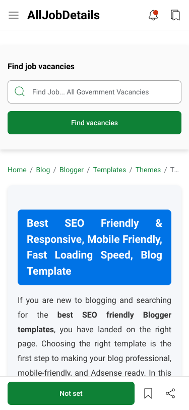 Mobile view