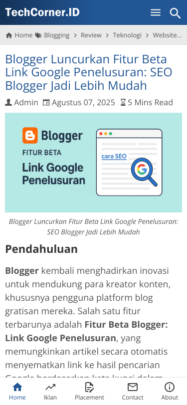 Mobile view