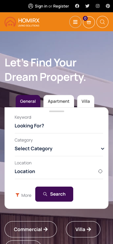Mobile view