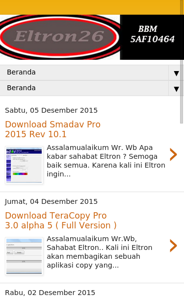 Mobile view