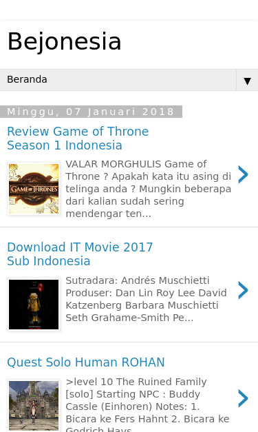 Mobile view
