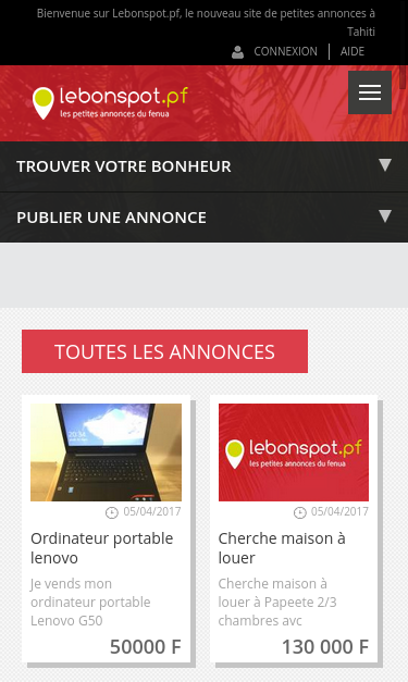 Mobile view