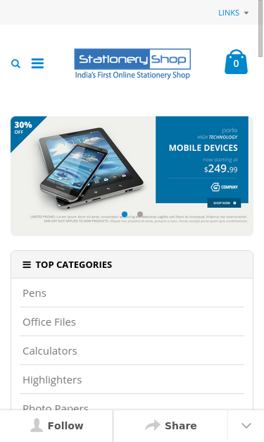 Mobile view