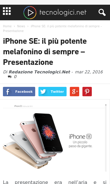 Mobile view