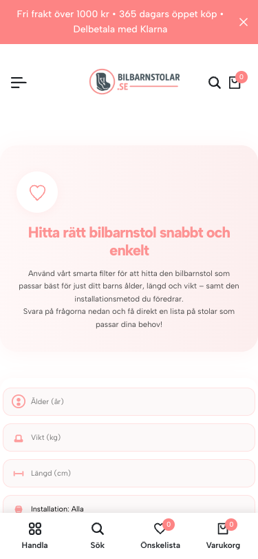 Mobile view