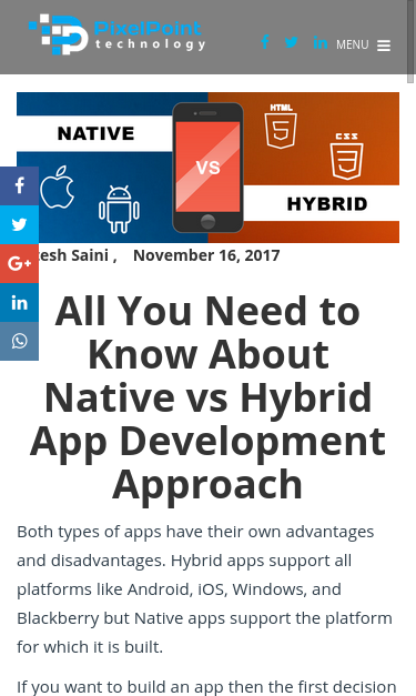 Mobile view