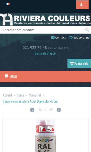 Mobile view