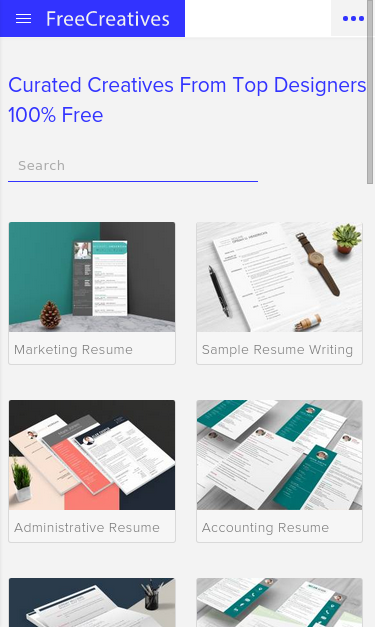 Mobile view
