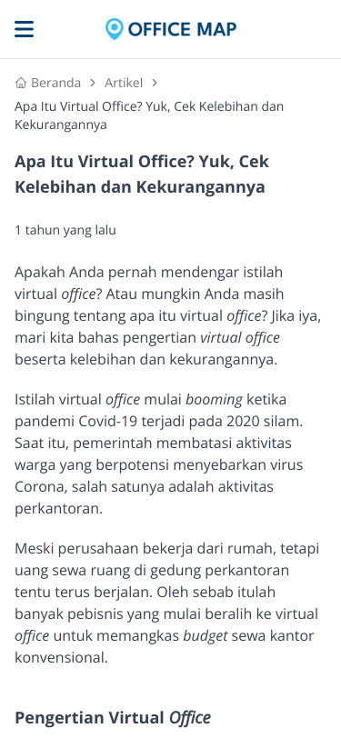Mobile view