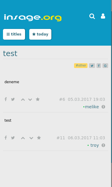 Mobile view