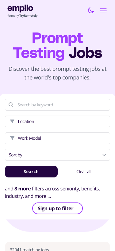 Mobile view