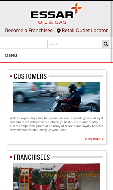Mobile view