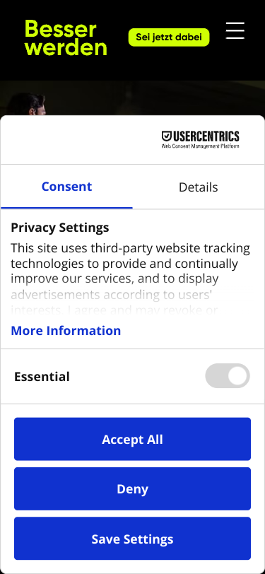 Mobile view