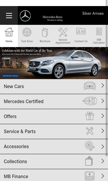 Mobile view