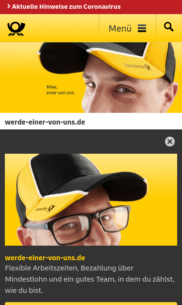 Mobile view