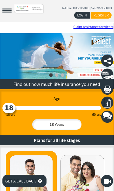 Mobile view